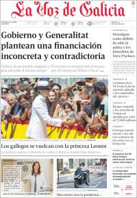Portada de La Voz de Galicia (Spain)