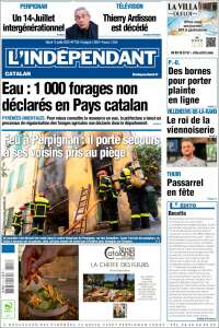 Portada de Le Indépendant (Francia)