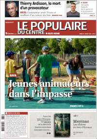 Portada de Le Populaire du Centre (Francia)