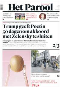 Portada de Het Parool (Pays-Bas)