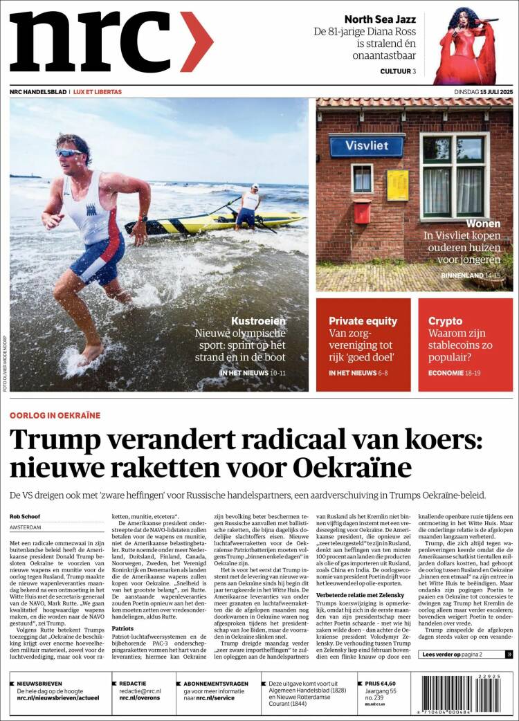 Portada de NRC Handelsblad (Netherlands)