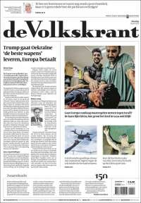 Portada de De Volkskrant (Pays-Bas)