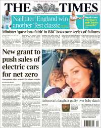Portada de The Times (United Kingdom)