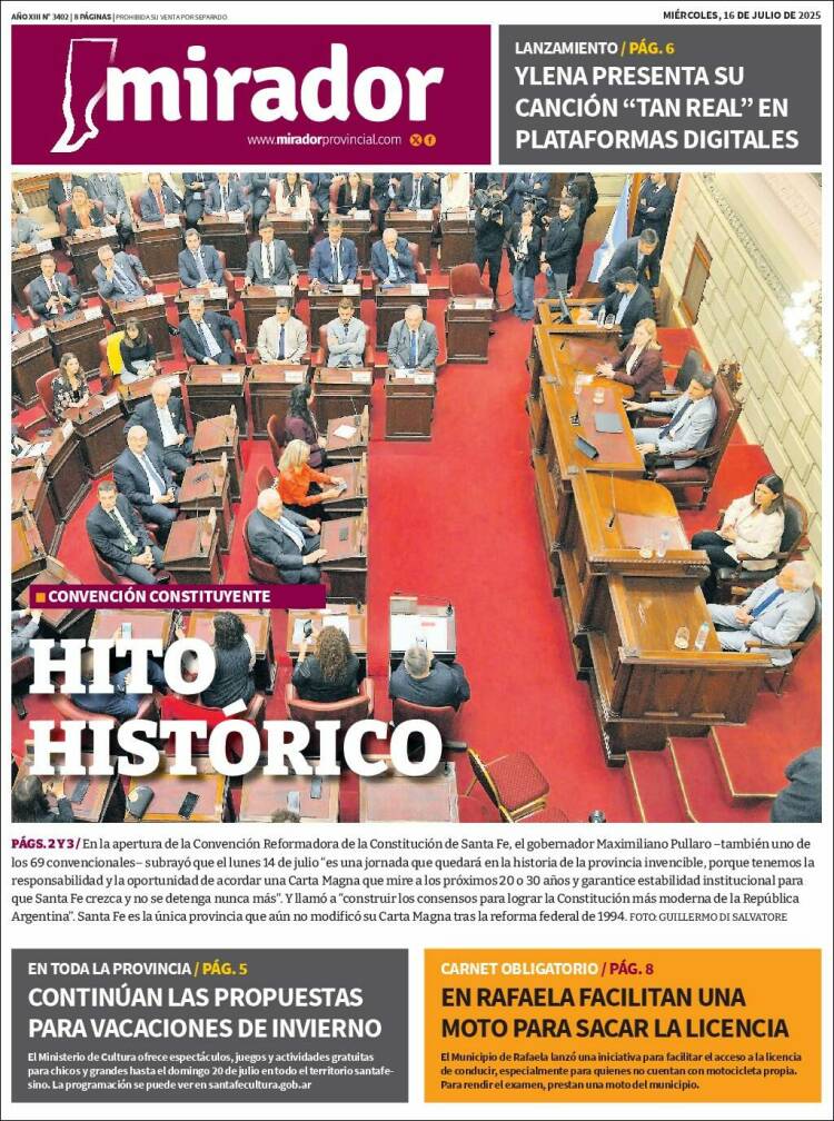 Portada de Mirador Provincial (Argentina)