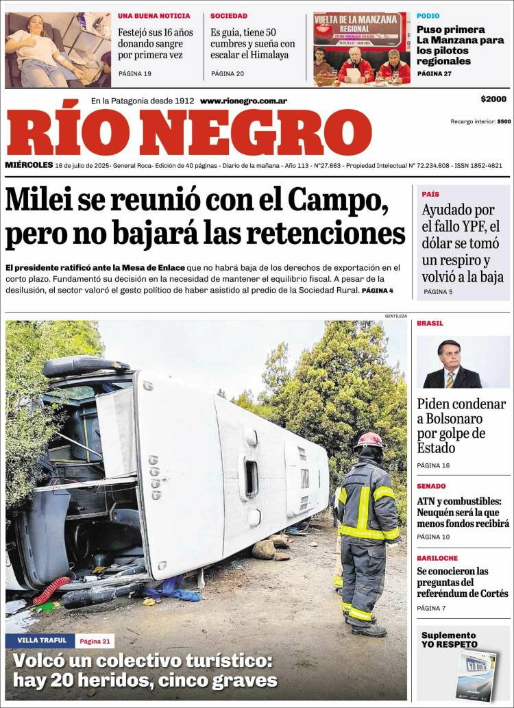 Portada de Rio Negro (Argentina)