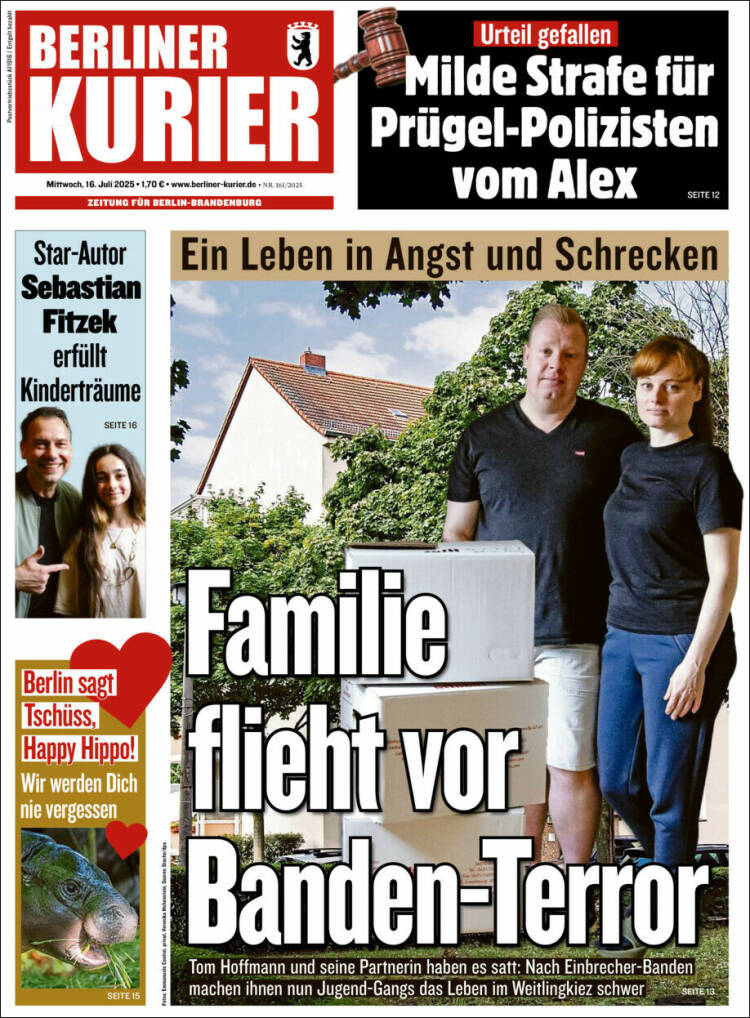 Portada de Berliner Kurier - Startseite BK (Alemania)