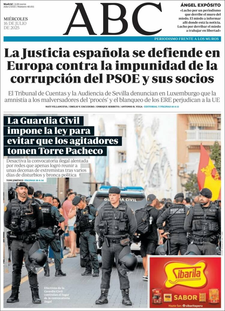 Portada de ABC (Spain)