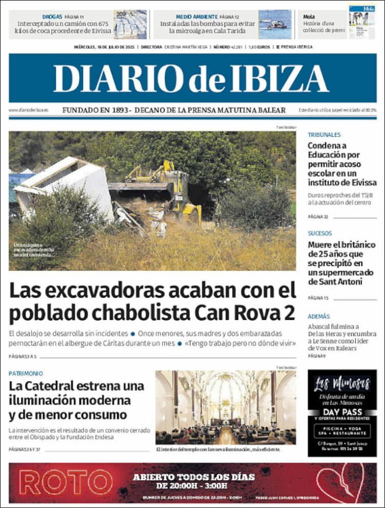 Portada de Diario de Ibiza (Spain)