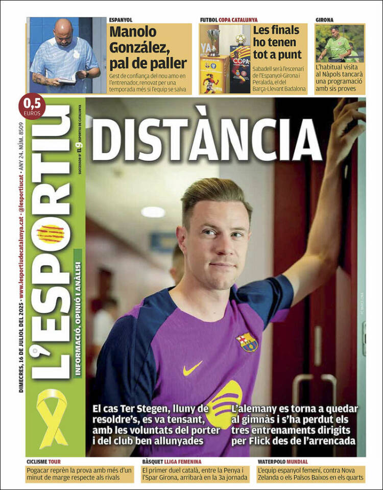 Portada de L'Esportiu (Spain)