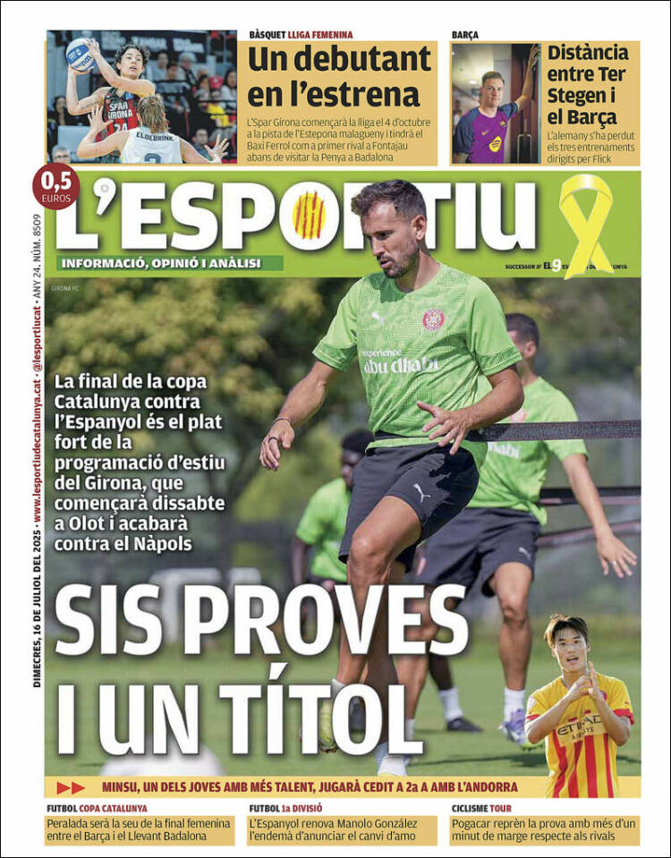 Portada de L'Esportiu : Girona (Spain)