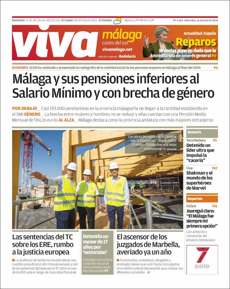 Portada de Viva Málaga (Spain)