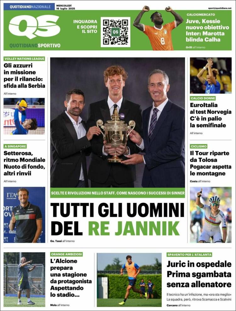 Portada de Quotidiano Sportivo (Italy)
