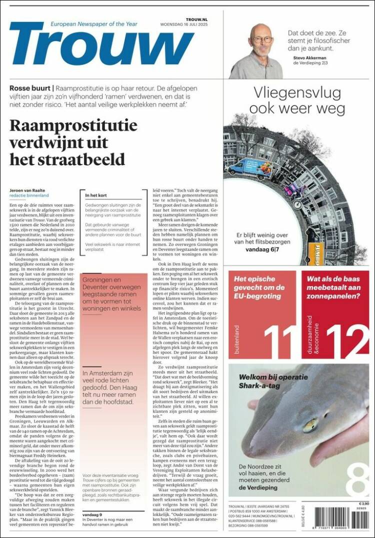 Portada de Trouw (Netherlands)