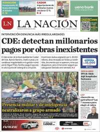 Portada de La Nación (Paraguay)