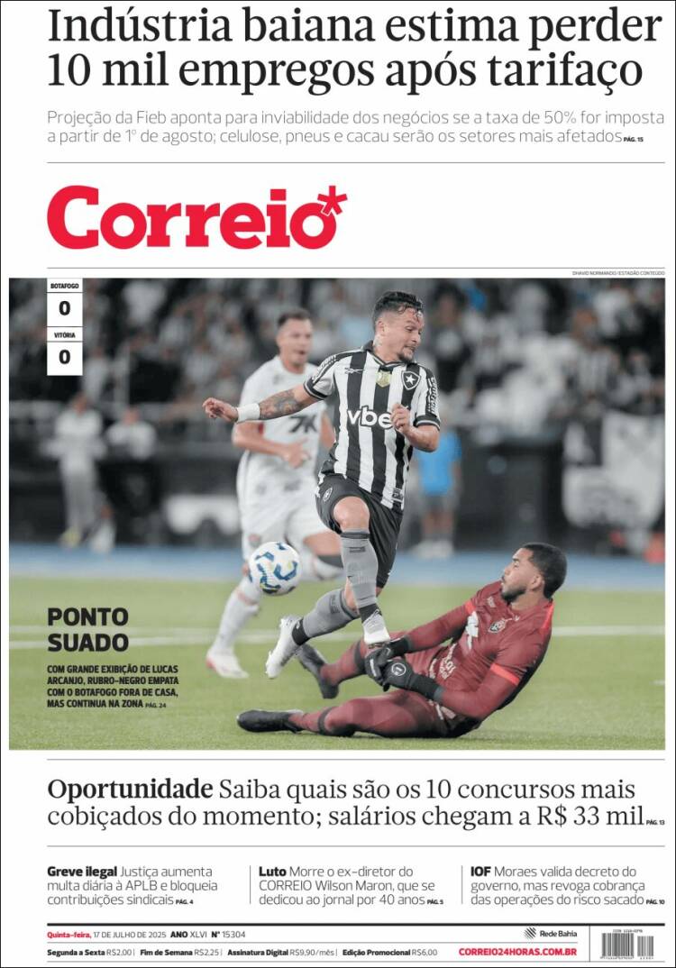 Portada de Correio* (Brasil)