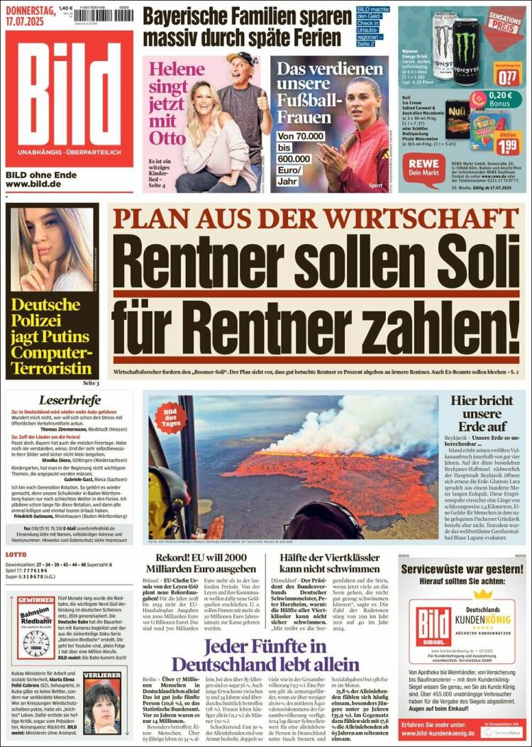 Portada de Bild (Germany)