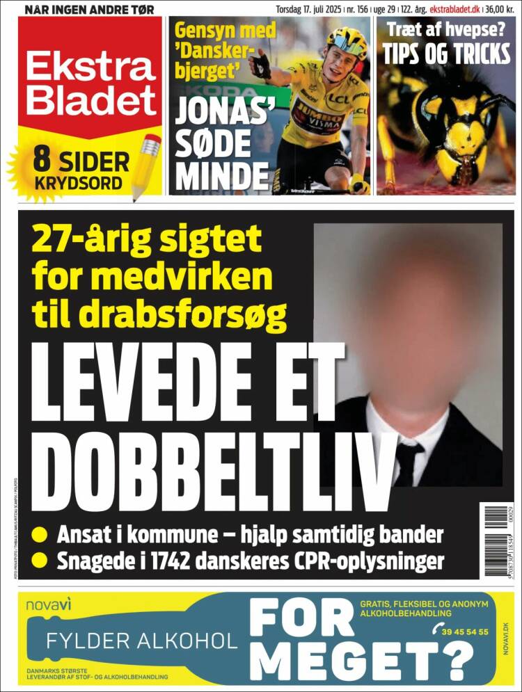 Portada de Ekstra Bladet (Denmark)