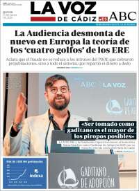 Portada de La Voz de Cádiz (Spain)