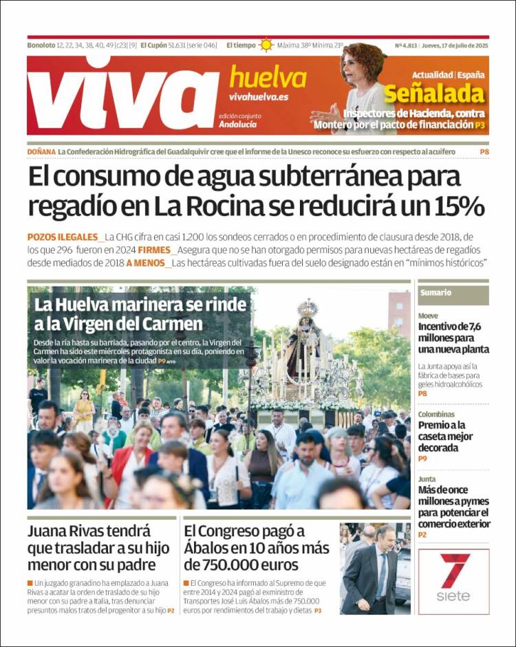 Portada de Viva Huelva (Spain)