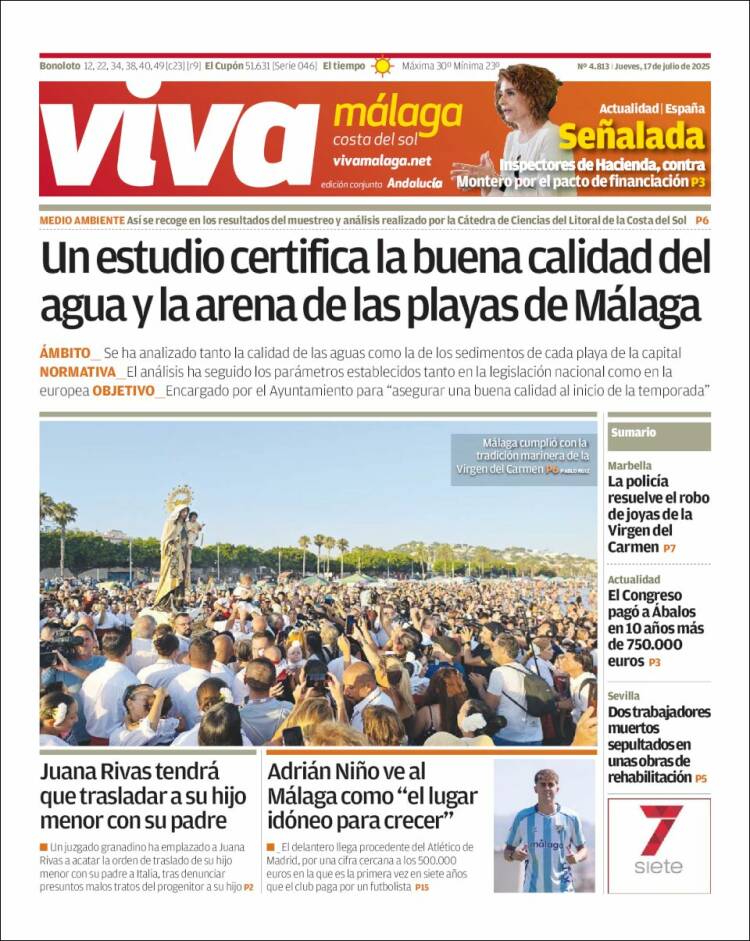 Portada de Viva Málaga (Spain)
