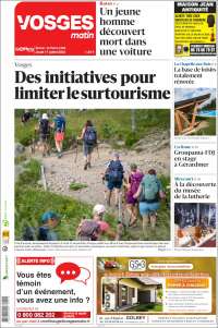 Portada de Vosges Matin (France)