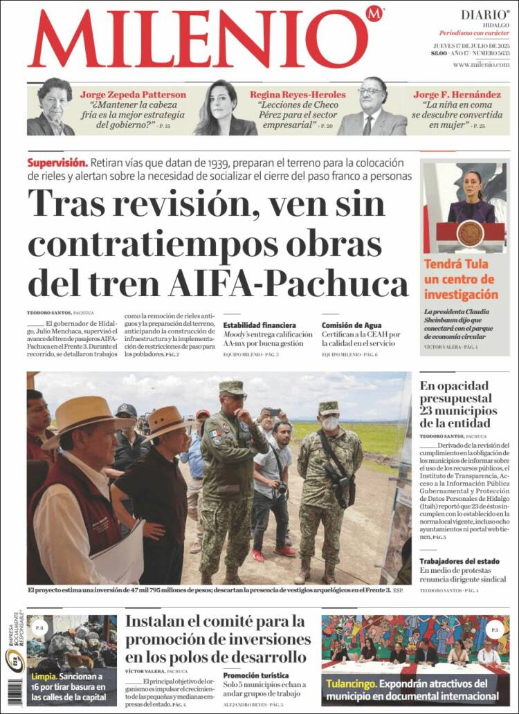 Portada de Milenio de Hidalgo (Mexico)