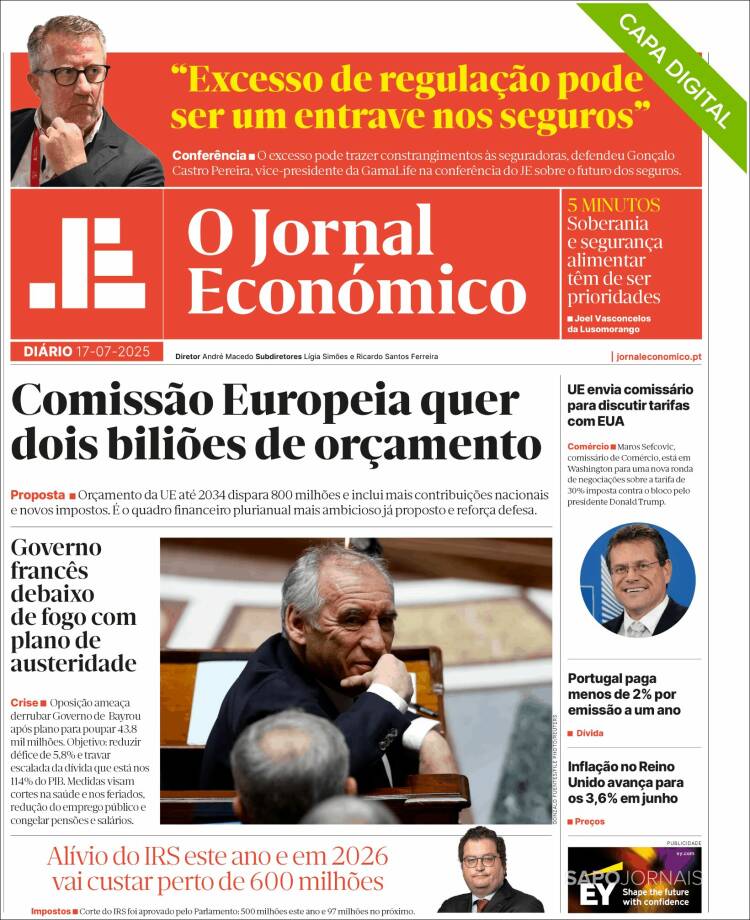 Portada de Oje (Portugal)