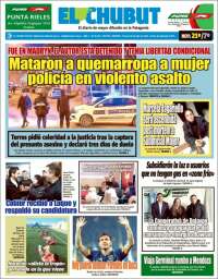 Portada de El Chubut (Argentina)