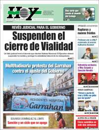 Portada de Diario Hoy (Argentina)