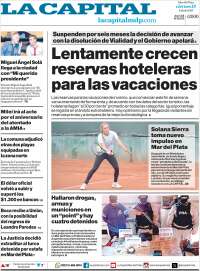 Portada de Diario La Capital - Mar del Plata (Argentina)