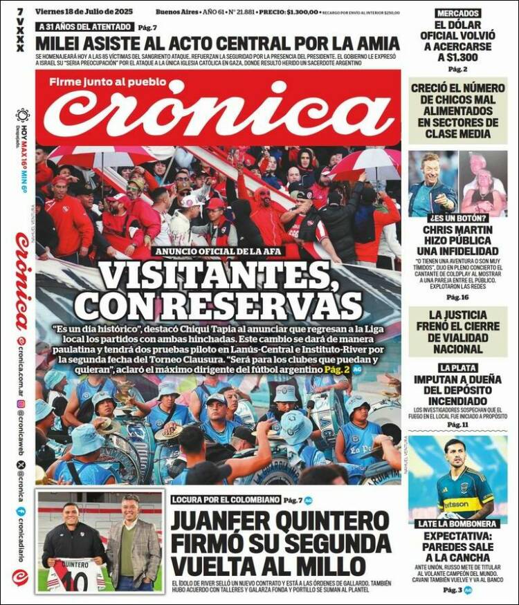 Portada de La Voz del Chaco (Argentina)