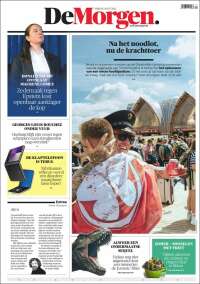 Portada de De Morgen (Belgium)