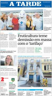 Portada de Diário A Tarde (Brasil)