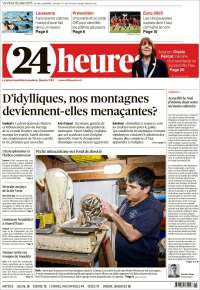 Portada de 24 Heures (Switzerland)