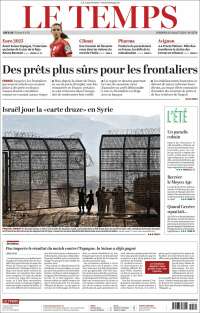 Portada de Le Matin (Switzerland)