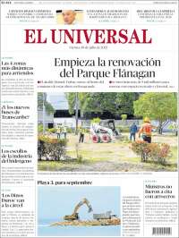Portada de El Universal (Colombia)