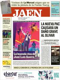 Portada de Diario Jaén (Spain)