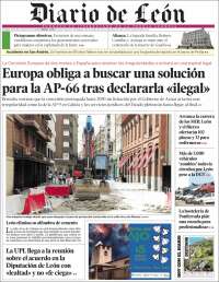 Portada de Diario de León (Spain)