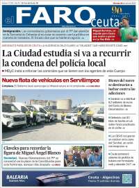 Portada de El Faro de Ceuta (Spain)