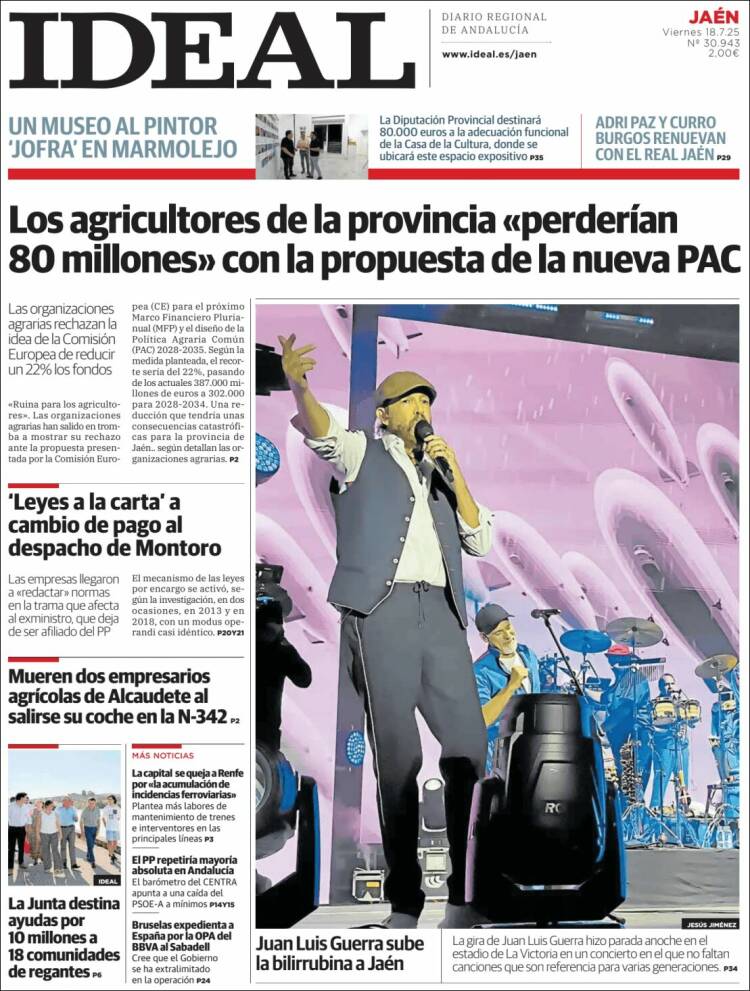 Portada de El Ideal de Jaén (Spain)