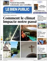 Portada de Le Bien Public (Francia)