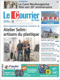 Portada de Le Courrier de l'Ouest (Francia)