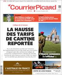Portada de Courrier Picard (Francia)