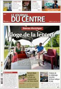 Portada de Le Journal du Centre (Francia)