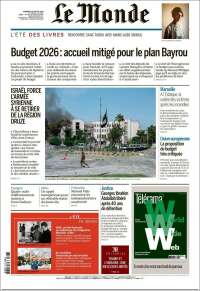 Portada de Le Monde (Francia)