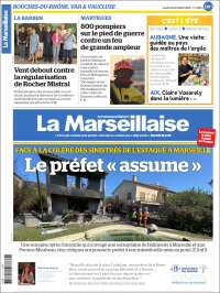 Portada de La Marseillaise (Francia)