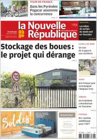 Portada de La Nouvelle Republique (Francia)