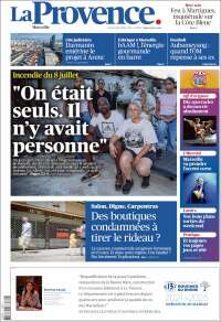 Portada de La Provence (Francia)