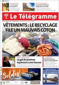 Portada de Télégramme (Francia)