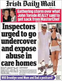 Portada de Irish Daily Mail (Ireland)